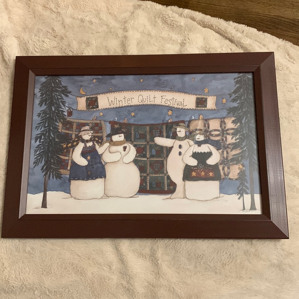 Deb Strain print in frame